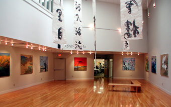my show at south shore art center, ma, 2002